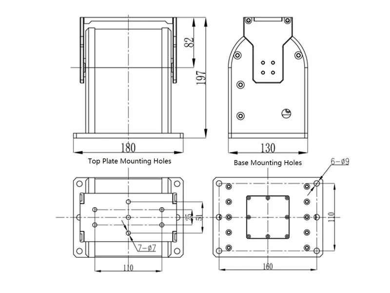 10kg 1-Axis Automatic Single-Tilt Gimbal2