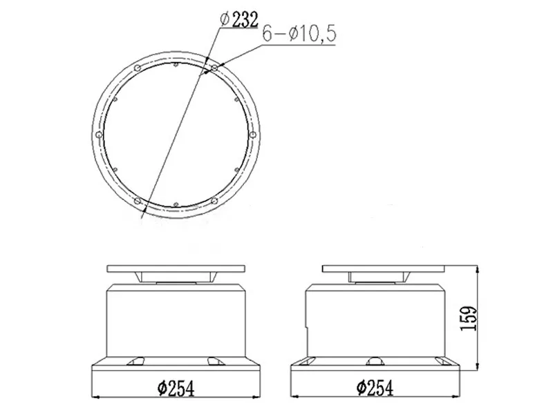 20kg Intelligent Variable-Speed Single-Axis Medium-Duty Pan Tilt