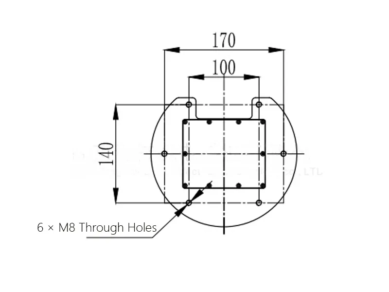 20kg Intelligent Variable-Speed Single-Axis Medium-Duty Pan Tilt