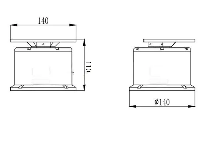 3kg Intelligent Variable-Speed Single-Axis Pan Tilt1
