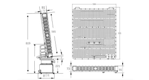 Radar de vigilancia de baja altitud T10