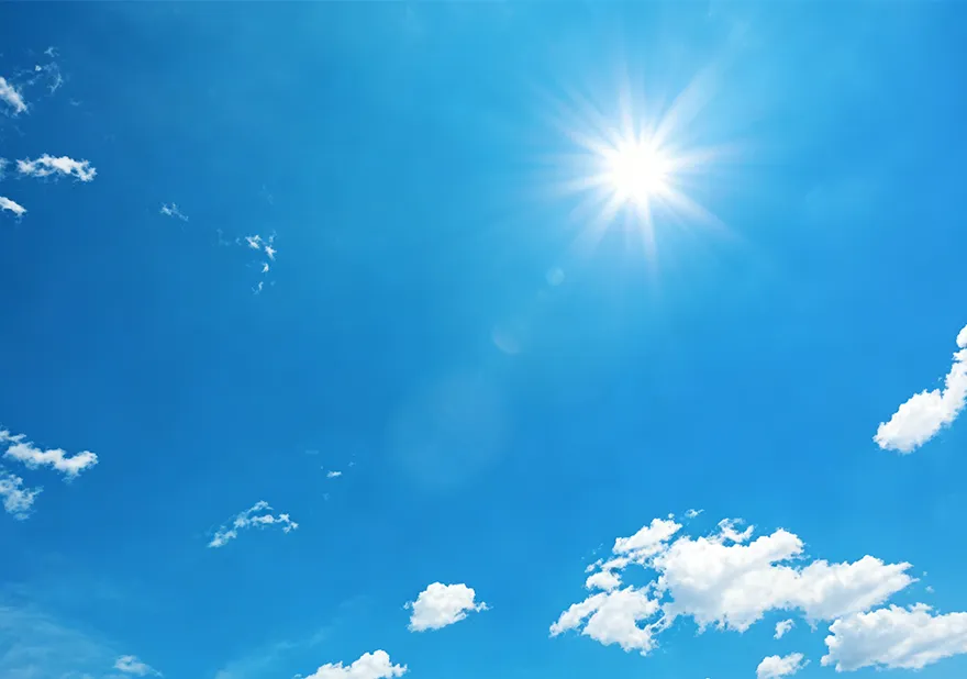 High Temperature and Sunlight